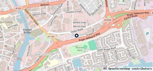 Map showing the location of Victoria MOT