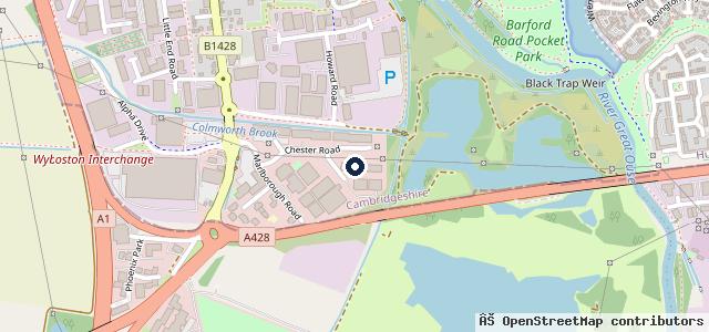 Map showing the location of W F Hart (motor Engineer)