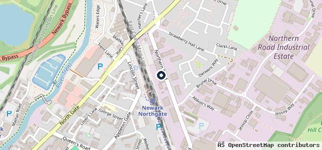 Map showing the location of We Care Auto Repair Ltd