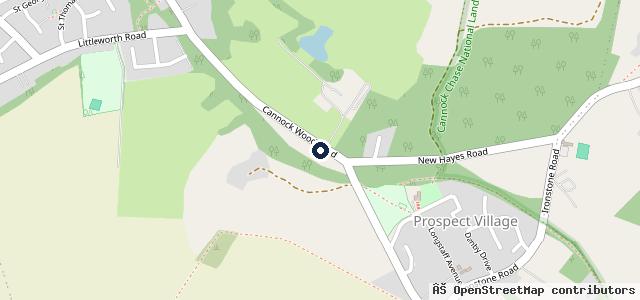 Map showing the location of Windmill Service Station