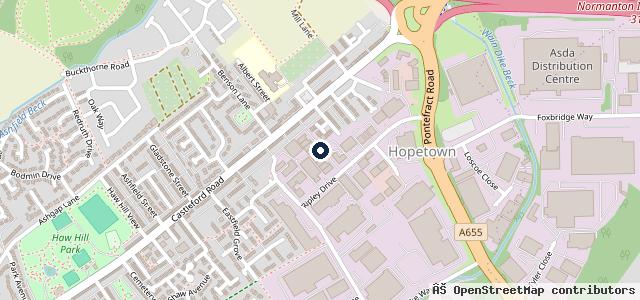 Map showing the location of Yorkshire Smart Solutions Ltd