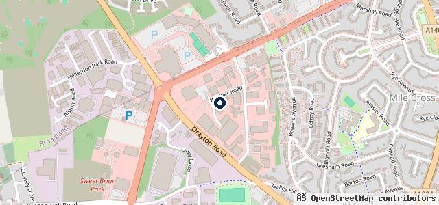 Map showing the location of CarShop Service Centre - Norwich