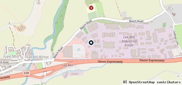Map showing the location of A & K Autos