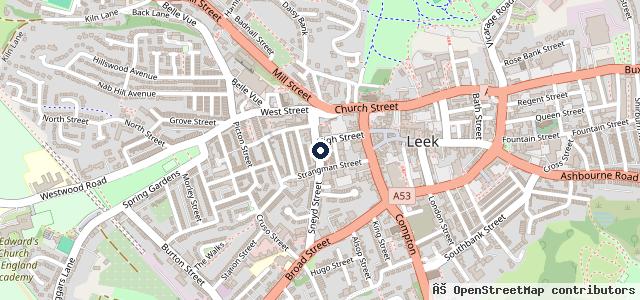 Map showing the location of Adrian Wilson Garage Ltd