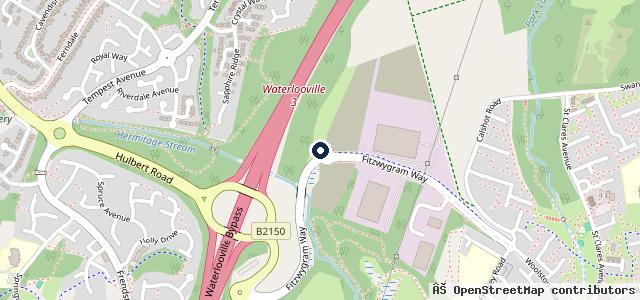 Map showing the location of Breeze Van Centre