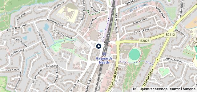 Map showing the location of Caffyns Volkswagen Haywards Heath