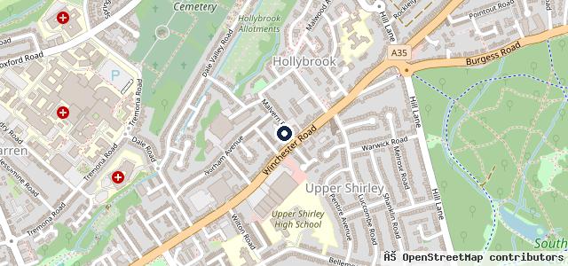 Map showing the location of Beechwood Motor Co Ltd