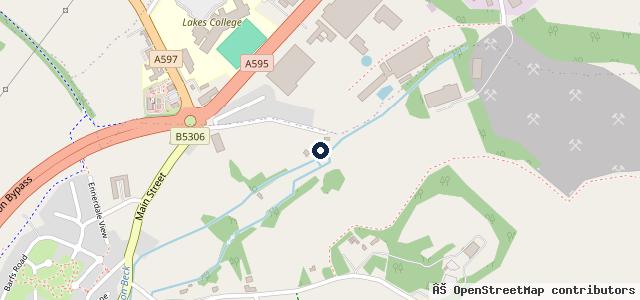Map showing the location of Distington Auto Services