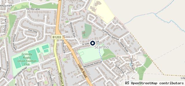 Map showing the location of Dolans Garage