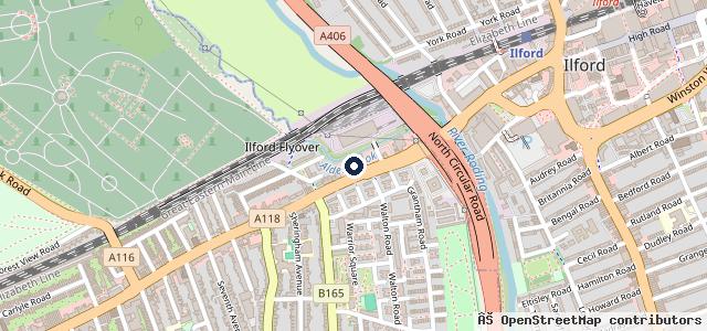 Map showing the location of Glyn Hopkin Nissan East London (Aftersales Only)