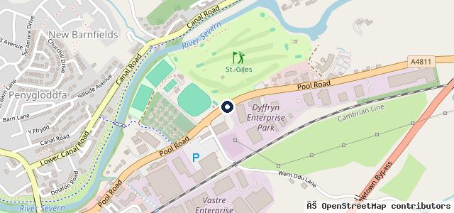 Map showing the location of Greenhous Telford | Telford
