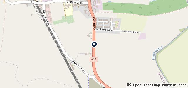 Map showing the location of Greenway Garage