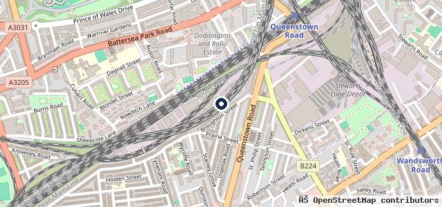 Map showing the location of GSF Motor Works MOT and Car Servicing