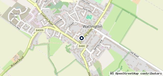Map showing the location of H&B Motors