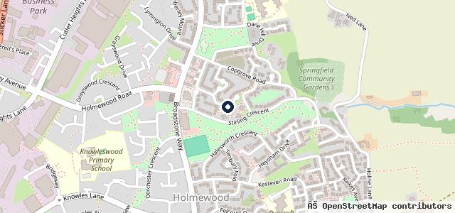 Map showing the location of Haleem Power Flushing & Flood Clean Up