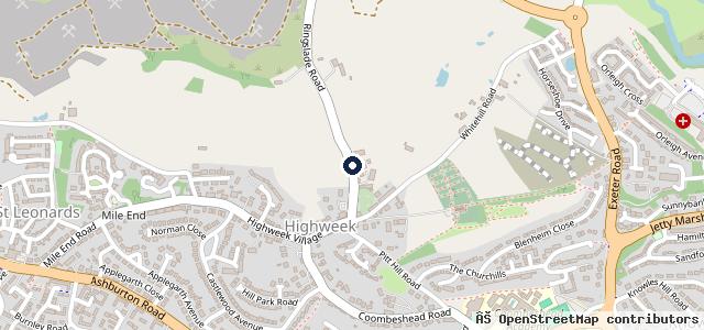 Map showing the location of Spotted Newton Abbot