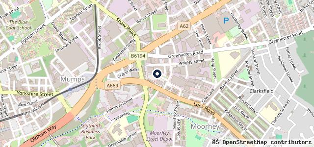 Map showing the location of Hybrid Repair Centre LTD