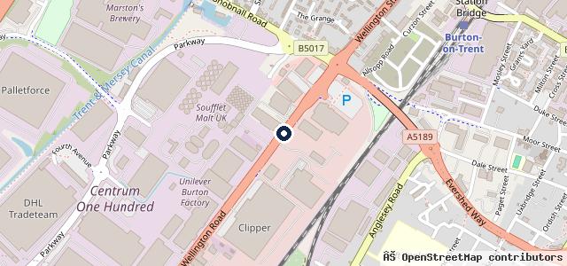 Map showing the location of Jab Mot Testing Centre