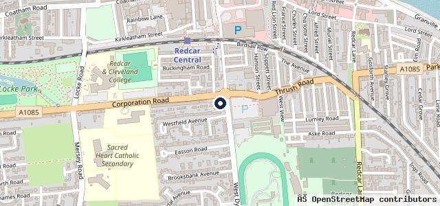 Map showing the location of Kwik Fit
