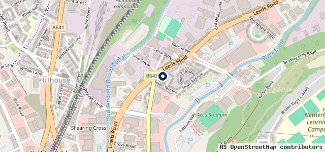 Map showing the location of M L Autos (Huddersfield) LTD