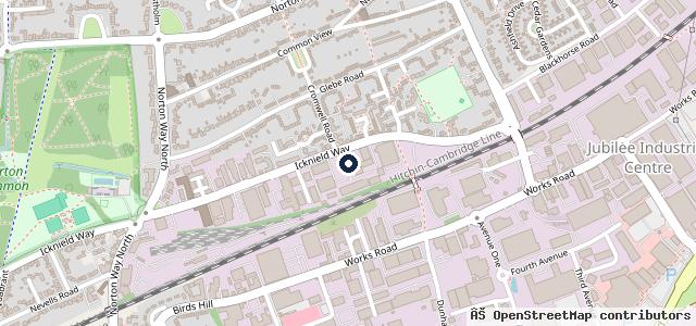 Map showing the location of Letchworth SEAT & CUPRA Aftersales