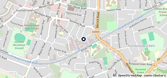 Map showing the location of Choda Auto Services - MOT Southall