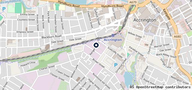 Map showing the location of Max Mot Centre