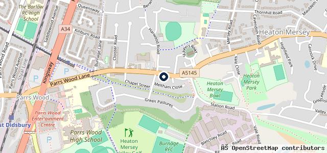 Map showing the location of MCR Mobile Mechanics