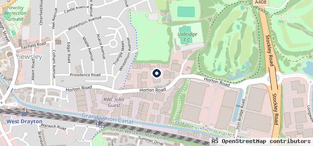 Map showing the location of Mercedes-Benz of Heathrow (Aftersales)
