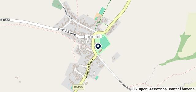 Map showing the location of The Forge Garage