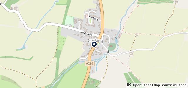 Map showing the location of Milestone Garage