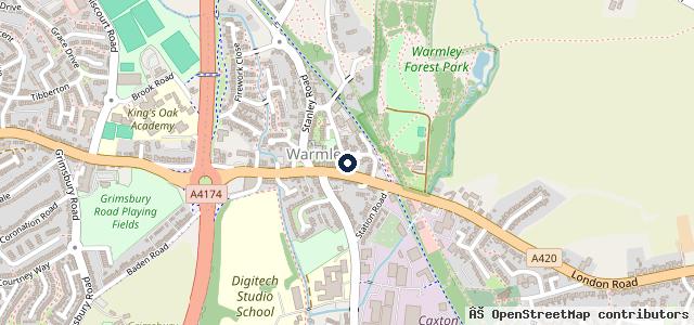Map showing the location of MVS Autos
