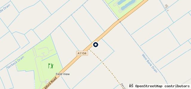 Map showing the location of Steves Autos