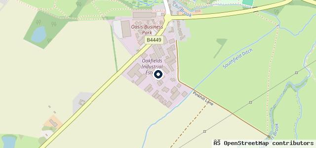 Map showing the location of P Bruno Car Repairs Ltd