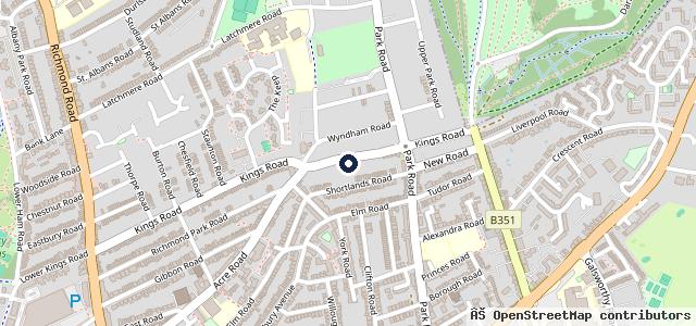 Map showing the location of Park Mot