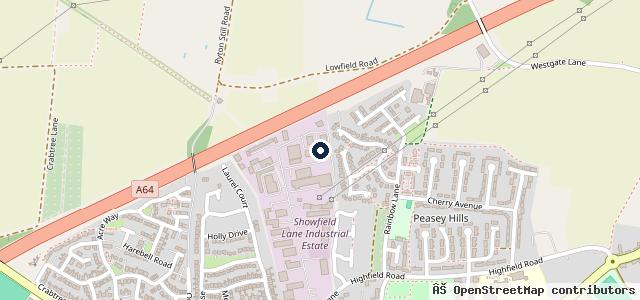 Map showing the location of A C Commercials