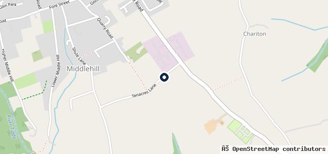Map showing the location of Pensilva Cars