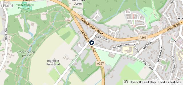 Map showing the location of Pine Garage Ltd