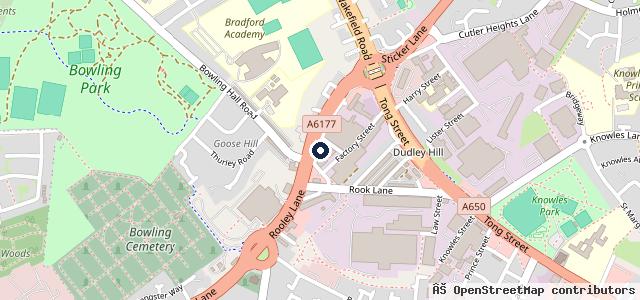 Map showing the location of Premier MOTs
