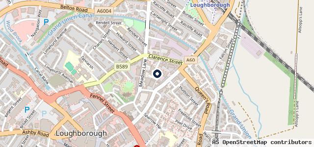 Map showing the location of Charnwood Car Co Ltd | Car Garage Loughborough