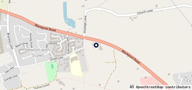 Map showing the location of Preston Caravans and Motorhomes
