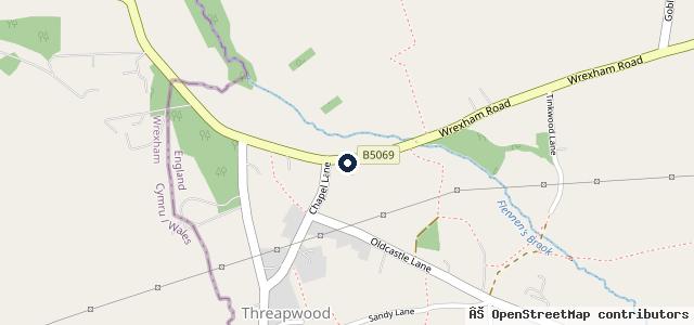 Map showing the location of R & H Groves
