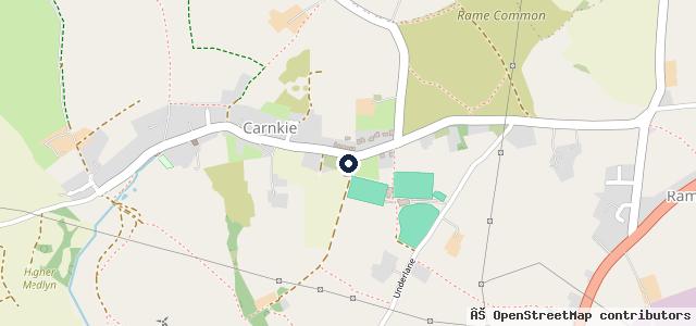 Map showing the location of R and G Motors