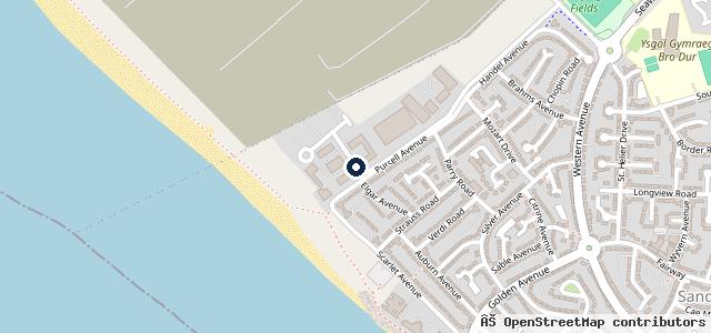 Map showing the location of Baglan Bay Autocentre