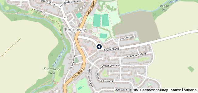 Map showing the location of Robert Hutchison Service Center