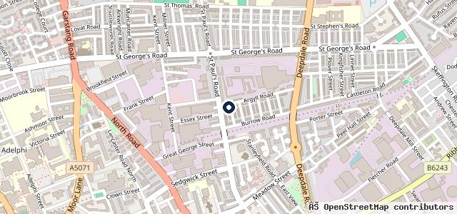 Map showing the location of San Auto