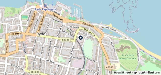 Map showing the location of Ryde Garage Ltd
