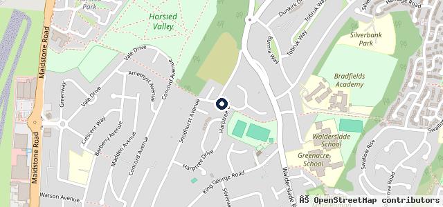 Map showing the location of Snodhurst Service Station