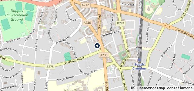 Map showing the location of Sovereign Cars
