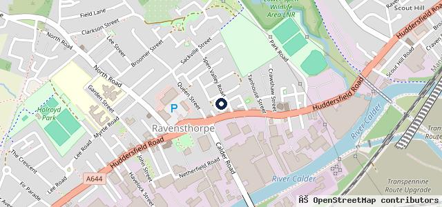Map showing the location of Spen Motors